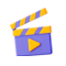 Video and visual mood toolbar icon